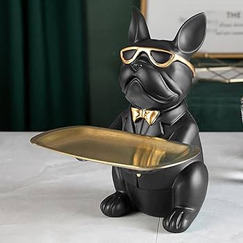 ブルドッグ　小物入れ　灰皿　トレー　インダストリアル　トレイ　キー　鍵　犬　金 Amazon.co.jp: ブルドッグ鍵置きトレイ 犬型キースタンド